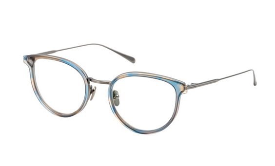 Eyeglasses frame Masunaga Woman ODETTEARGENTO50 - ODETTEARGENTO50